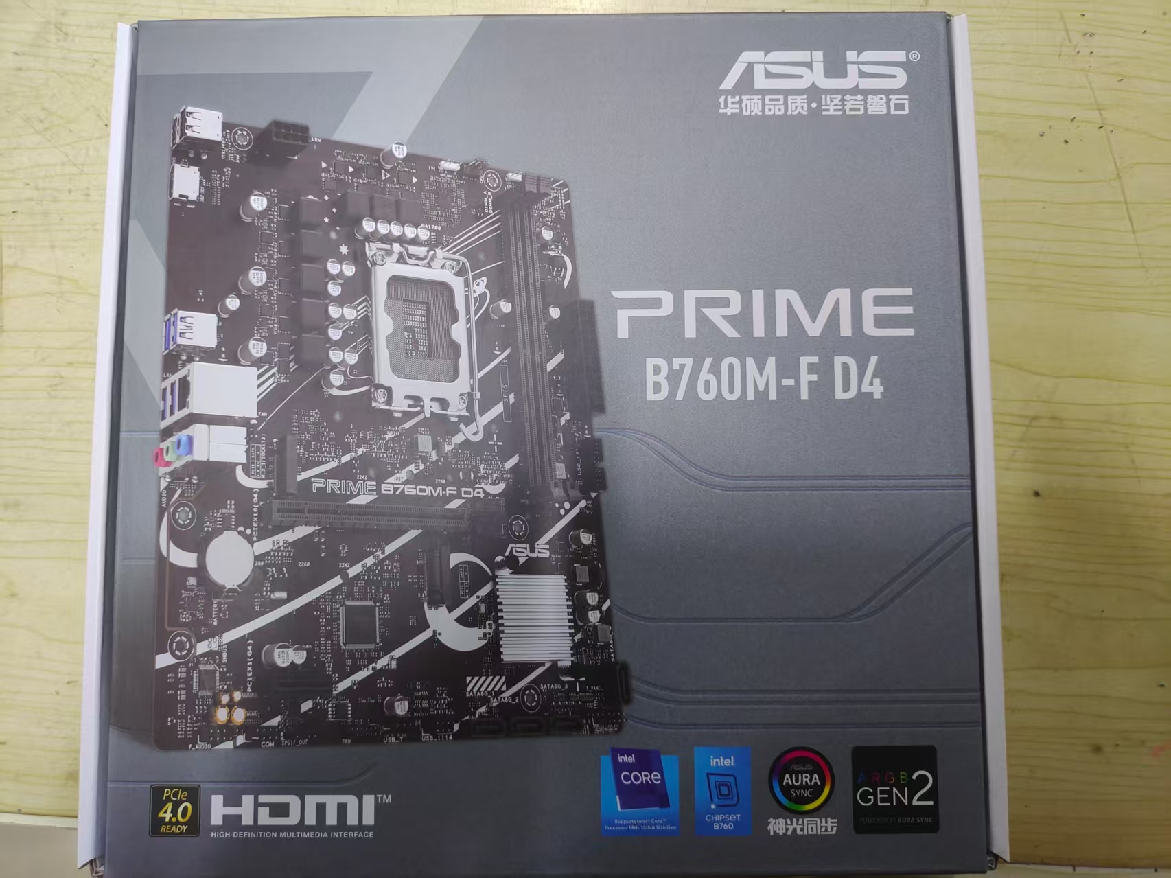 华硕主板B760M-F-D4