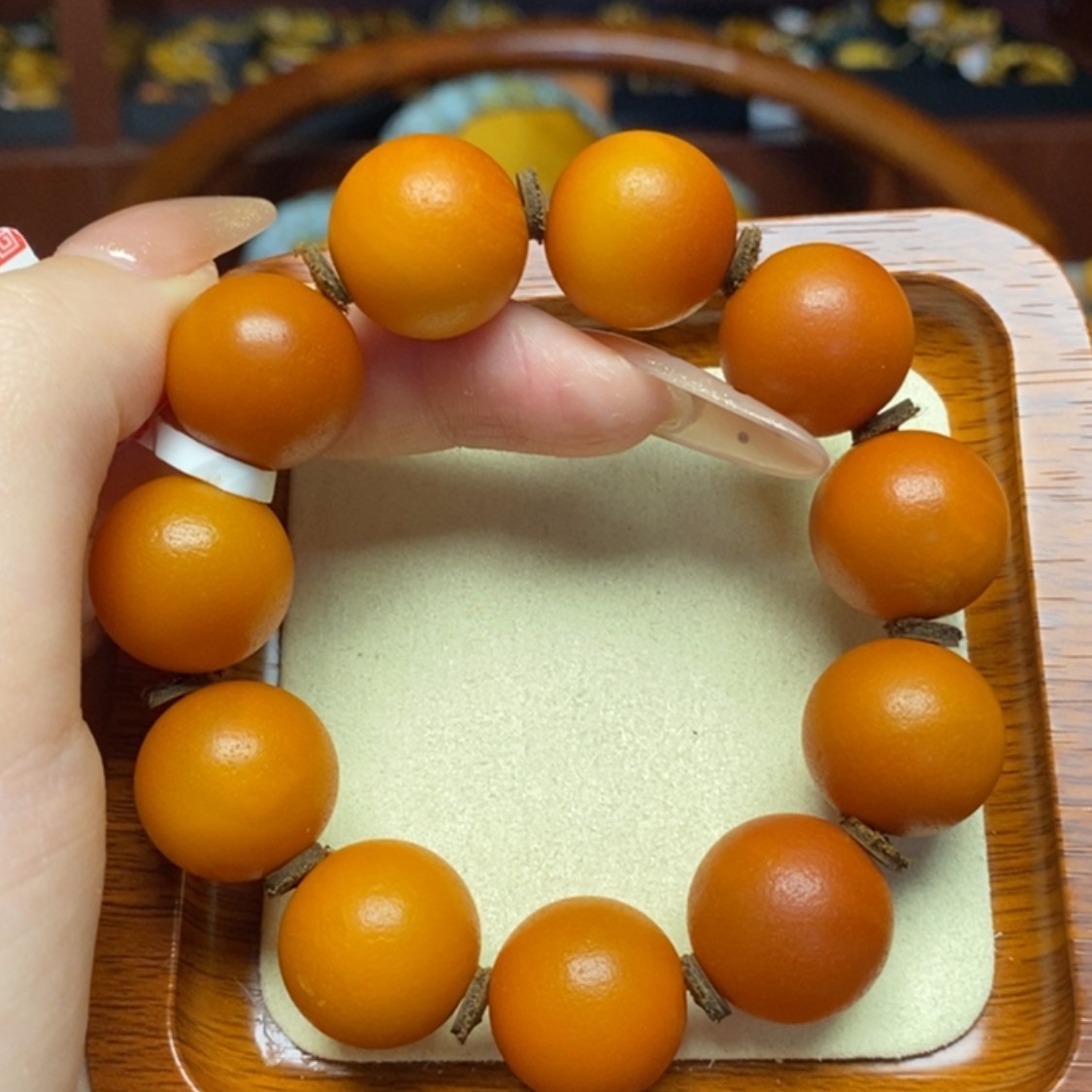 【闪购商品】蜜蜡手链未镶嵌手串