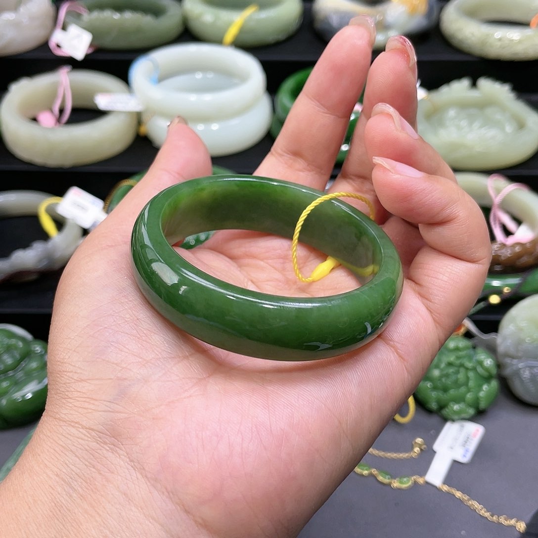 【闪购商品】和田玉手镯54圈口24未镶嵌