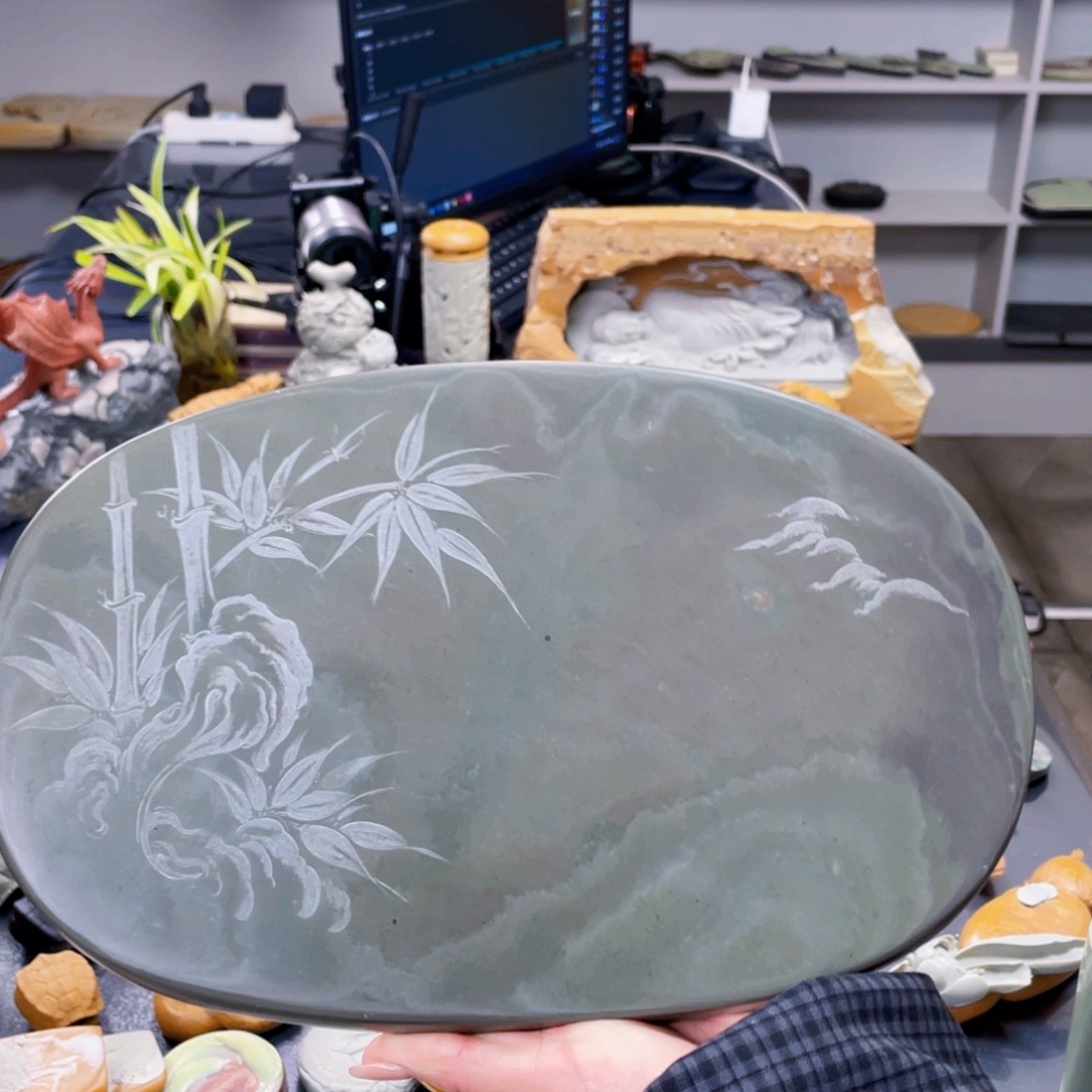 节节高升手工雕刻30公分干泡台