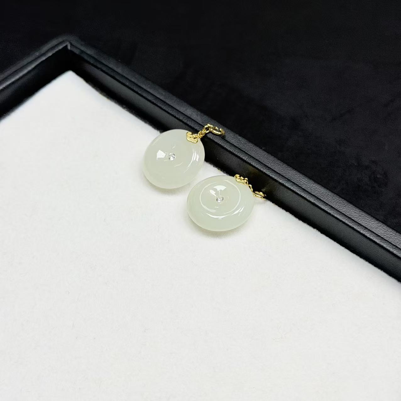 【睿泽赏宝】S925和田玉水平安扣吊坠有瑕/多样性发一20*6KL0010555