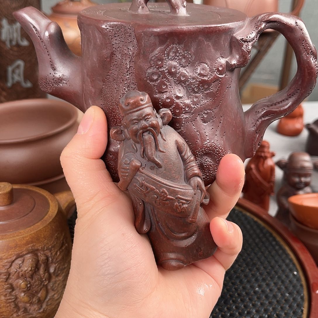 紫泥茶壶宜兴紫砂