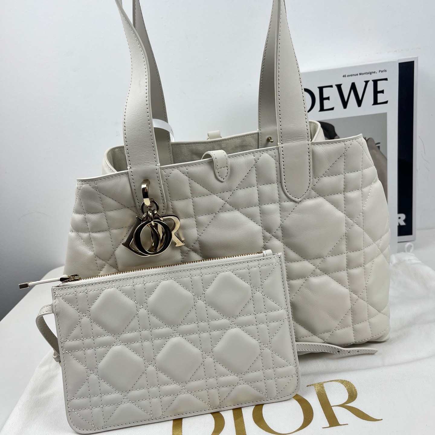 未使用 DIOR/迪奥 中号 Dior Toujours 手袋