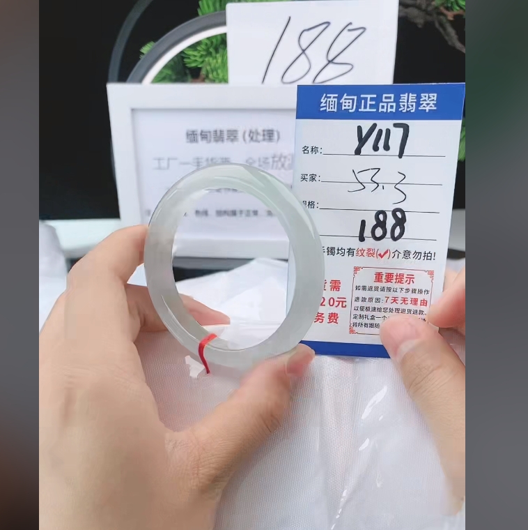 Y117【正品 缅甸翡翠】实物以直播间为准微色差