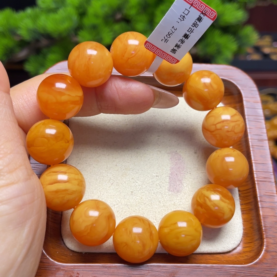 蜜蜡手链未镶嵌手串