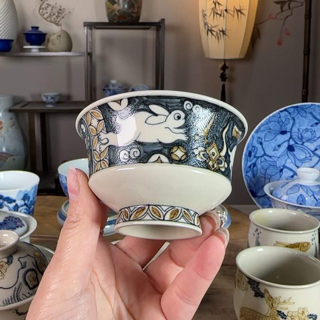 杯景德镇柴烧多人