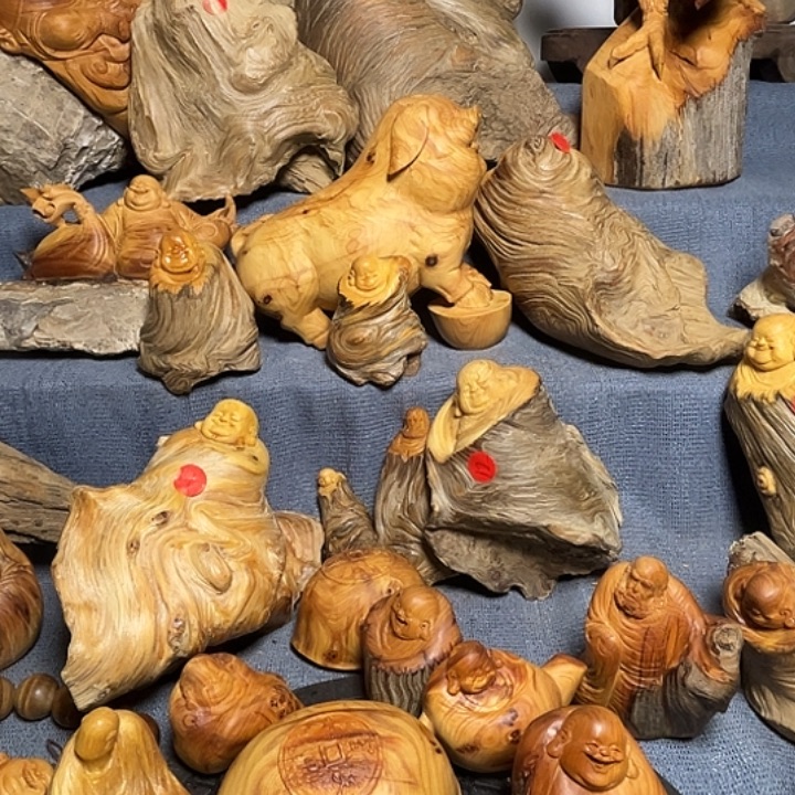 湿***兄太行崖柏工艺小件