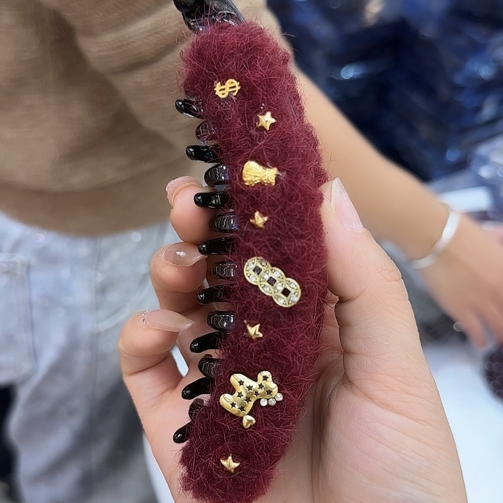 三醋酯纤维红色橡胶夹-56