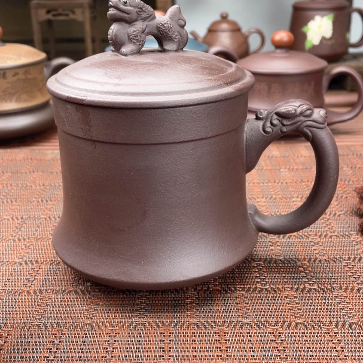 【闪购商品】紫砂茶杯宜兴原矿紫砂盖杯微瑕