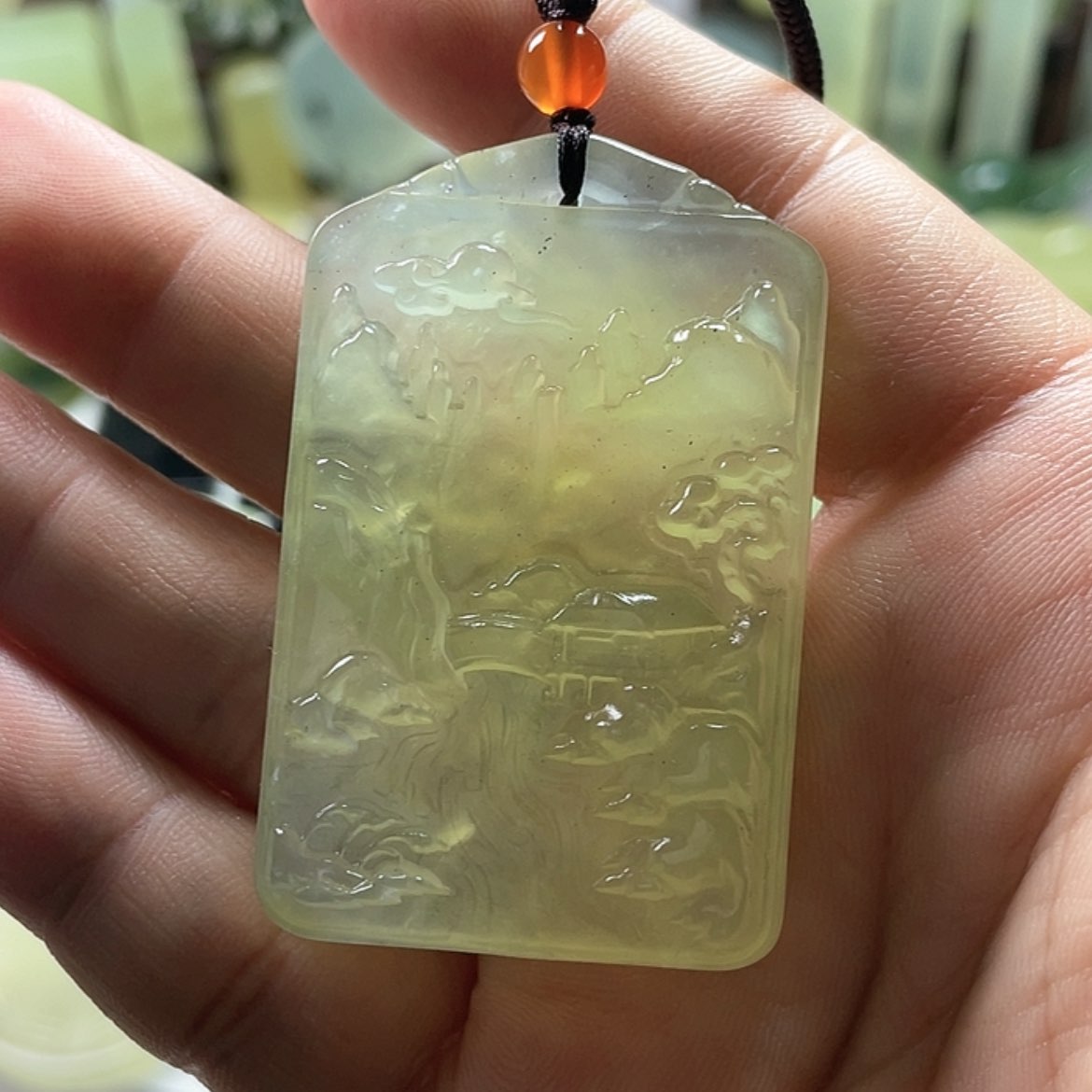 【闪购商品】岫玉未镶嵌挂件中国四大名玉岫玉