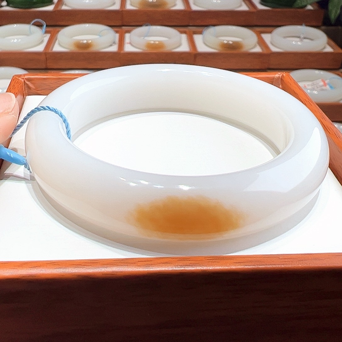 和田玉手镯5859未镶嵌