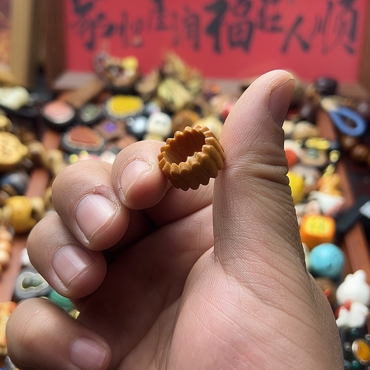 非金属檀木跑环宽面