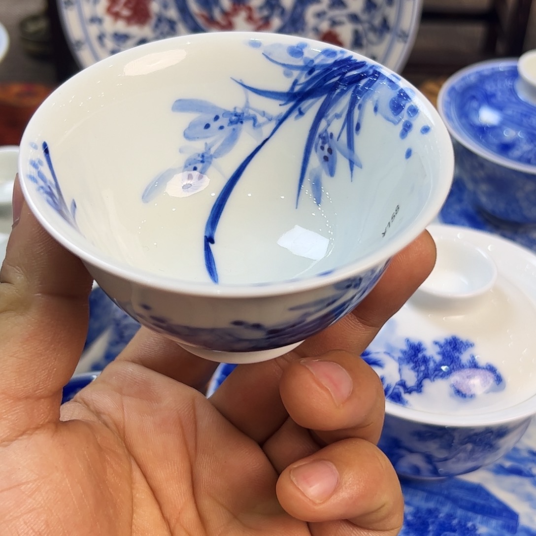 景德镇陶瓷杯茶杯