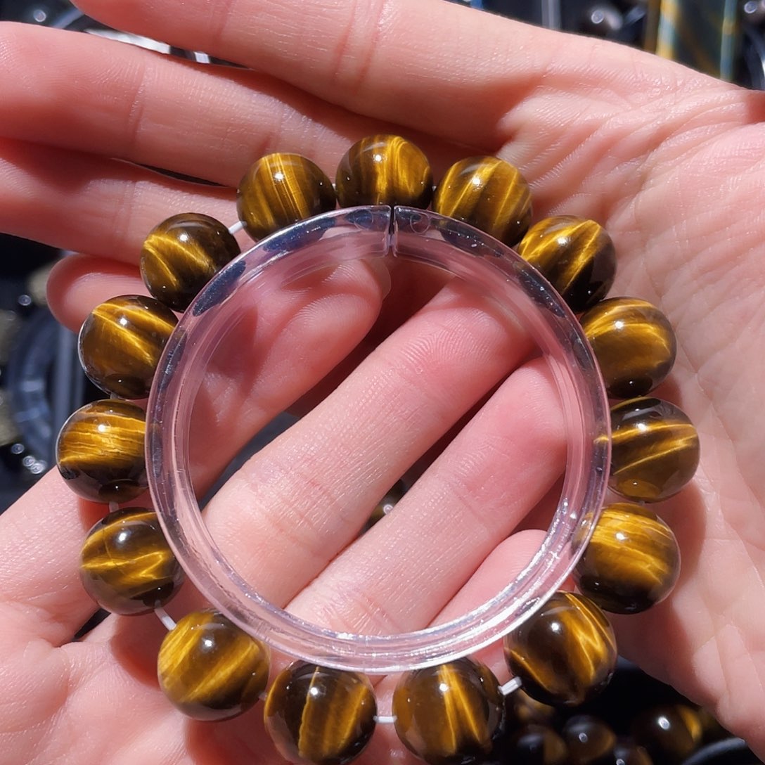 木变石（虎睛石）手链未镶嵌海**川