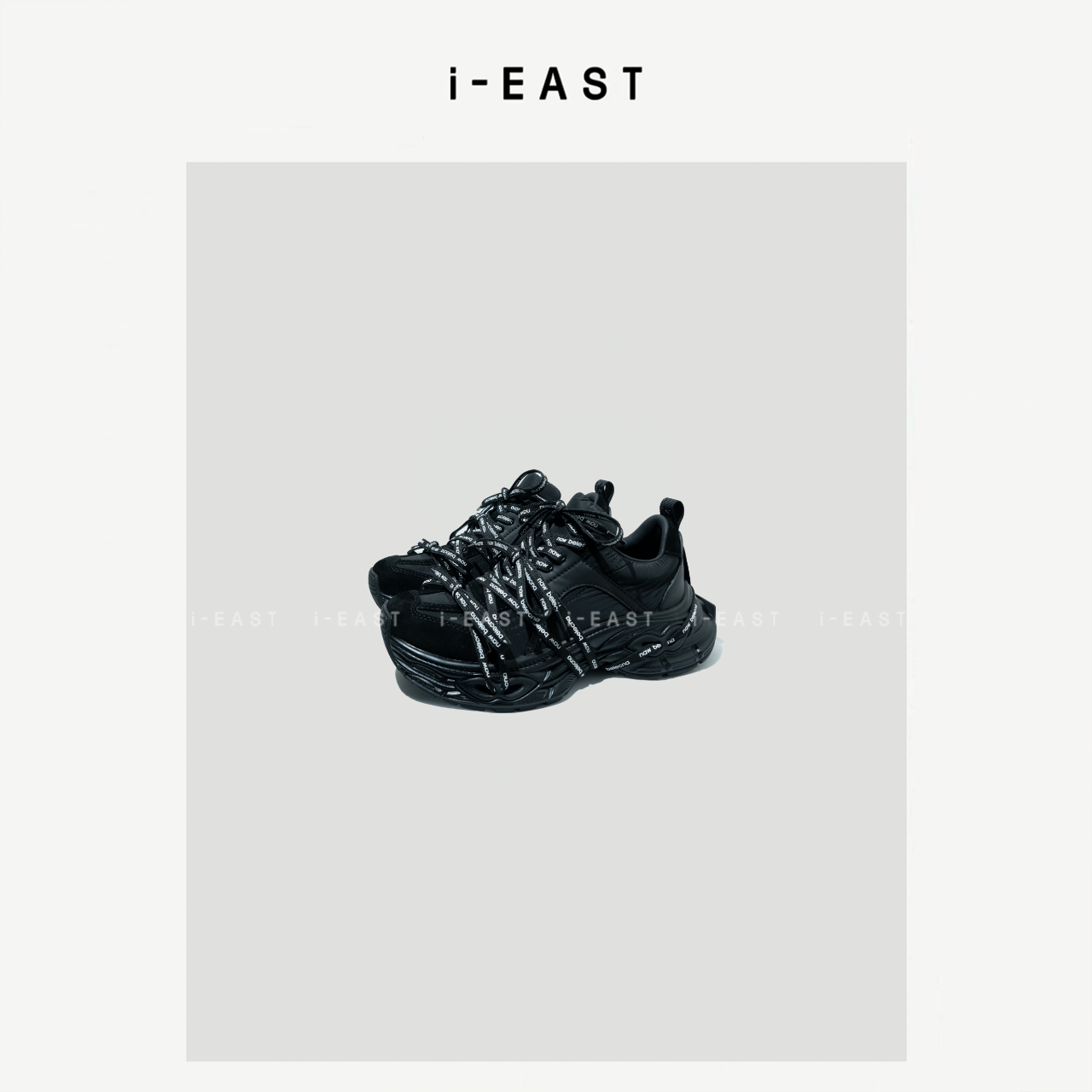 i-EAST NN 凌波步调~时尚百搭街头系带休闲鞋-5Q PS8596