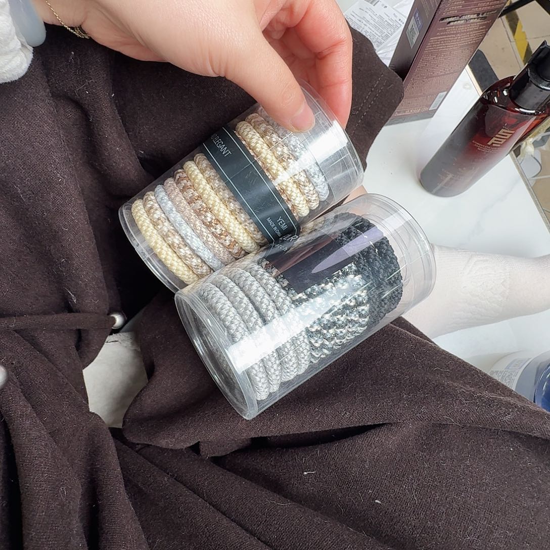 原驼毛马正身毛昆凌同款高马尾皮圈不变形
