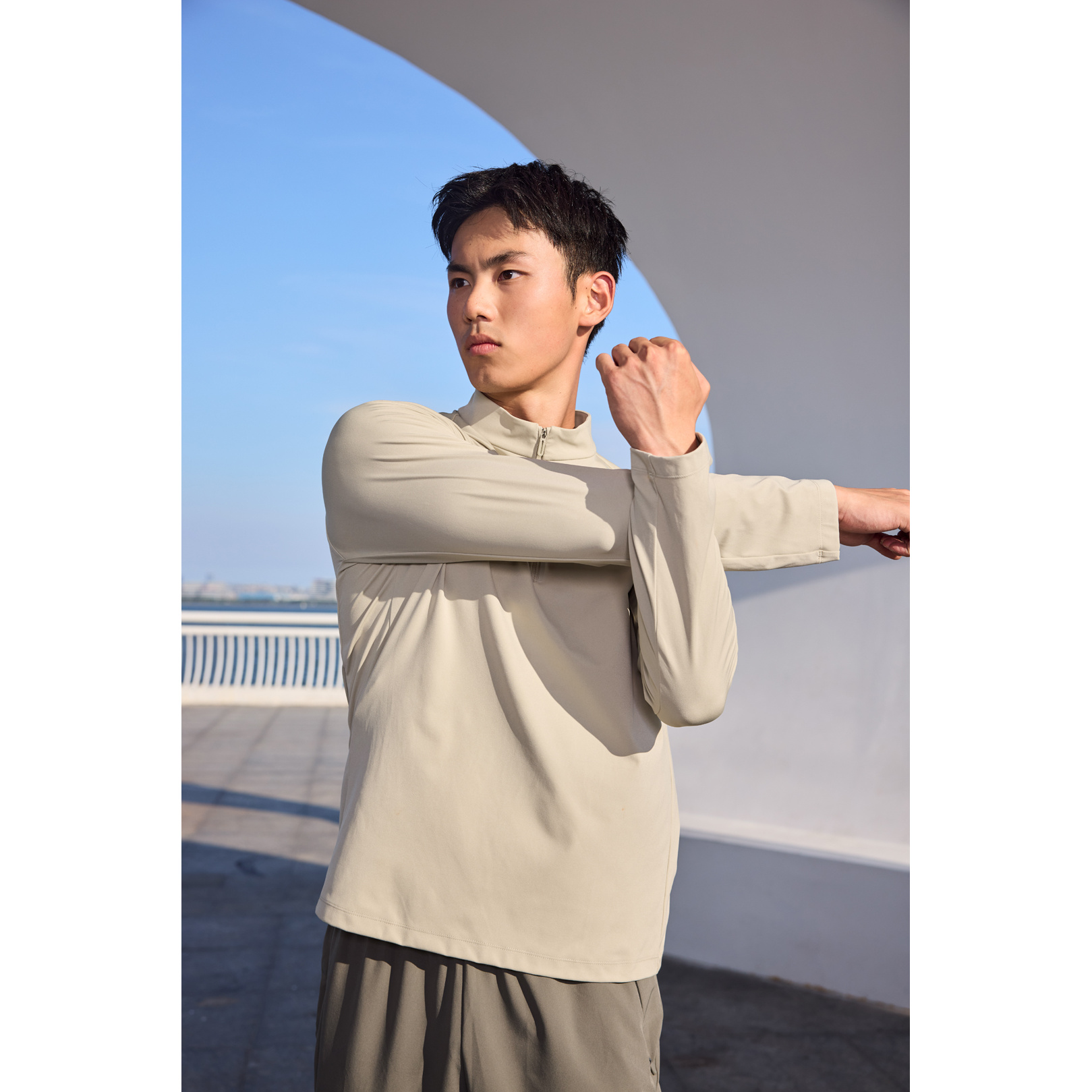 XTEP/特步CHINA MOMENT】户外运动男子训练长袖针织衫975329030357