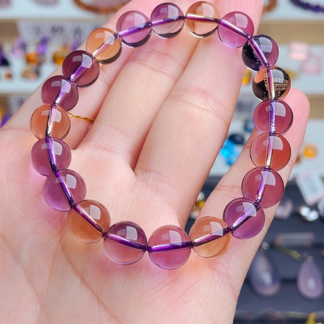 珠宝半成品水晶未镶嵌天然保真手串