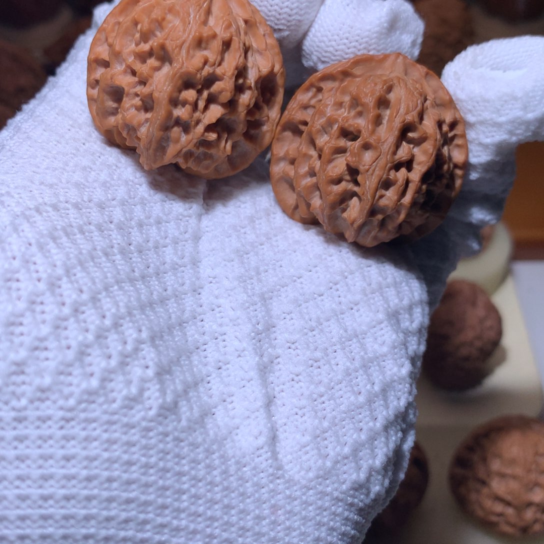 文玩核桃把件全品原装苹果园