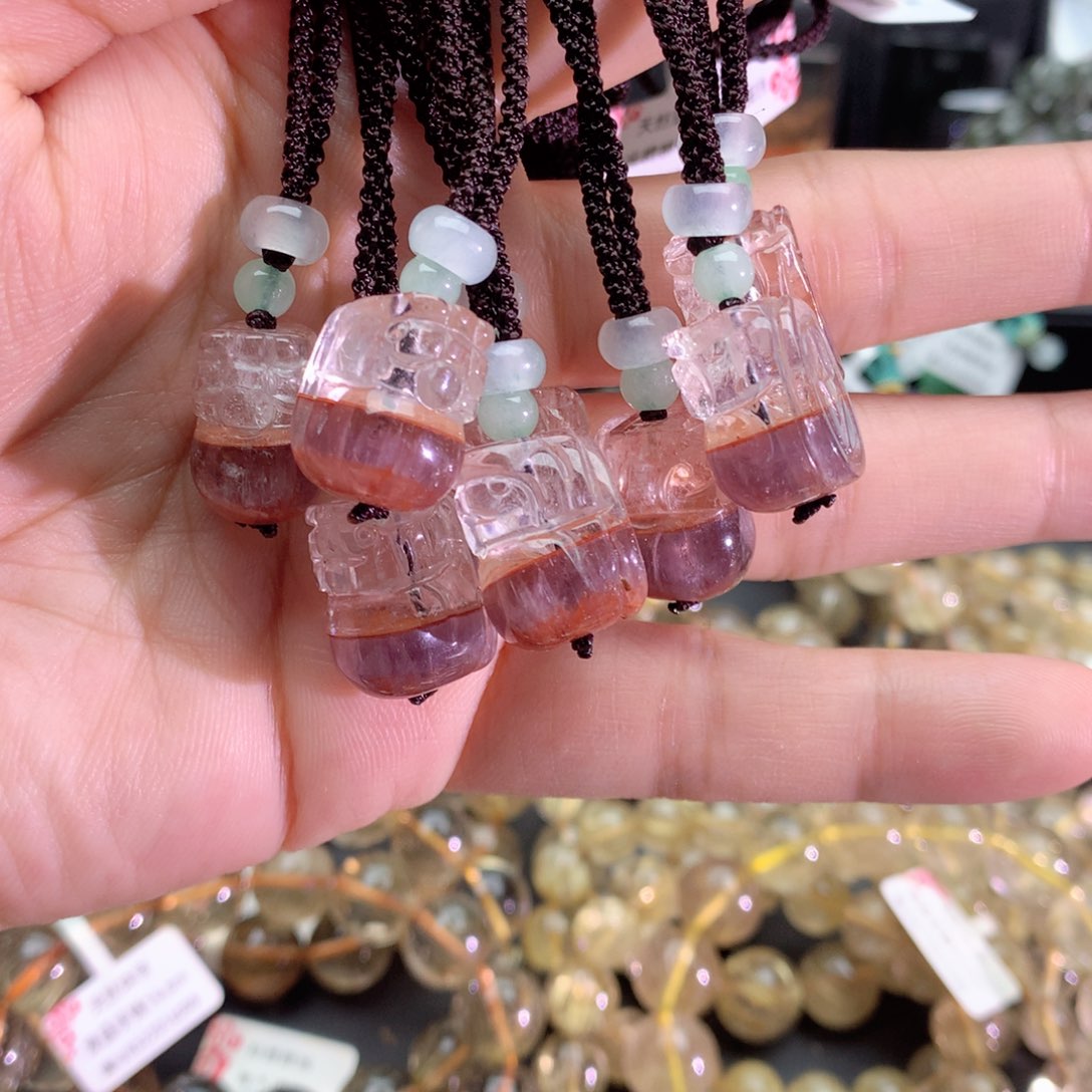 水晶手链未镶嵌极光貔貅