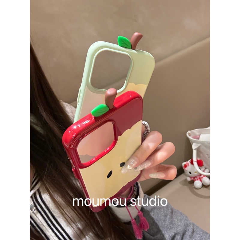 ins小众一颗苹果核适用iPhone16手机壳苹果15/14promax女13新款潮