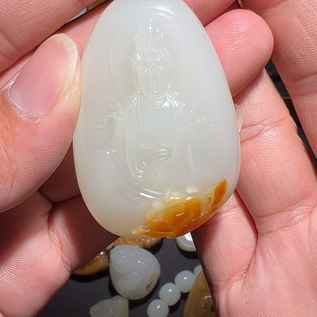 物***非颈饰未镶嵌和田玉