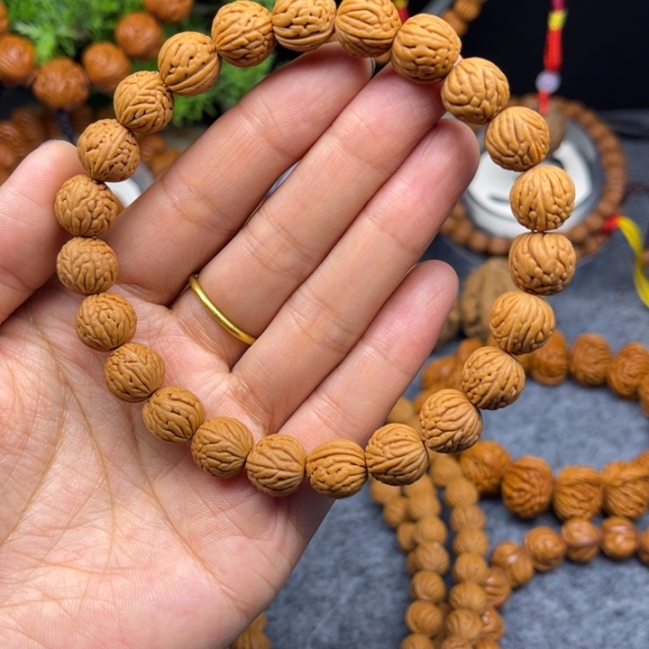 手串桃核小脑纹单圈