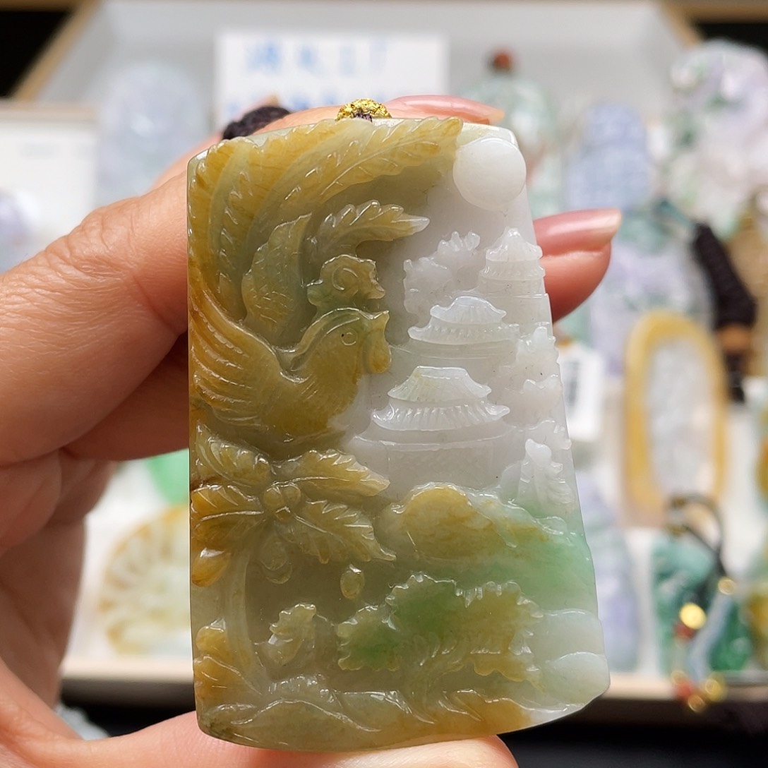 翡翠吊坠(不含链)未镶嵌