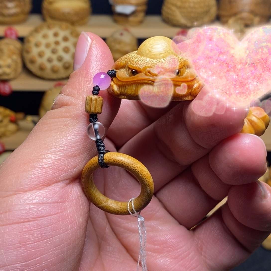 清***菡竹竹根雕时来运转金蟾