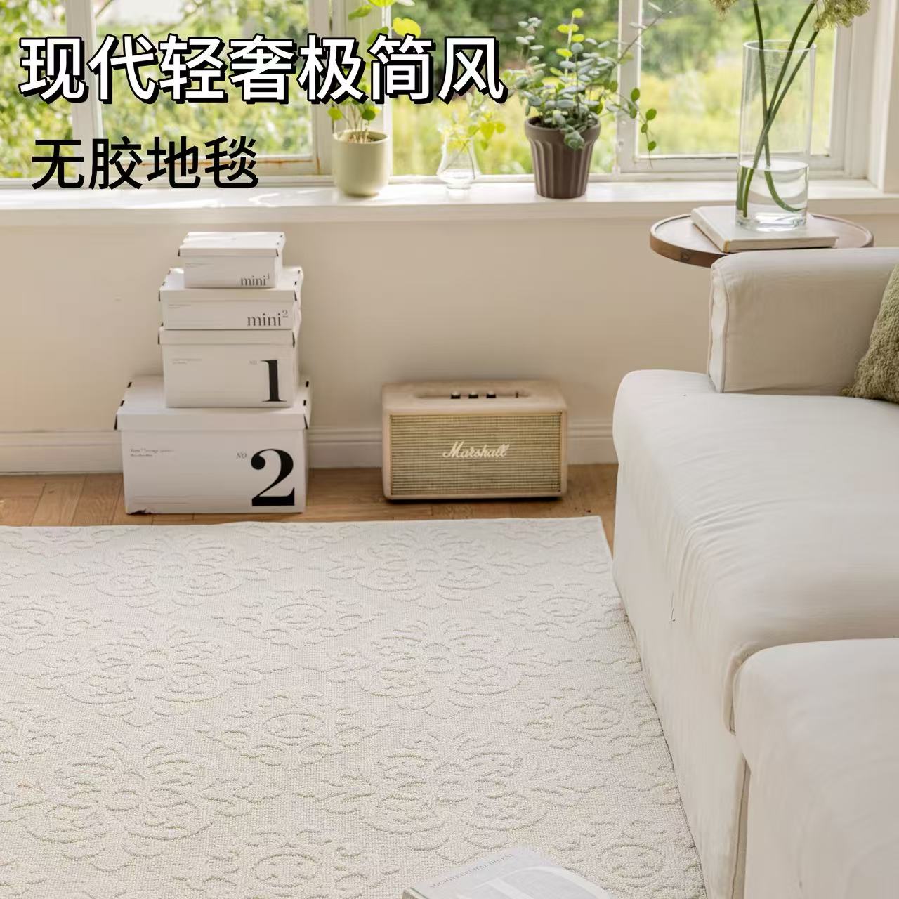 赛梵斯”禾韵“新款地毯地垫沙发家用免洗可擦轻奢高级感防水防污