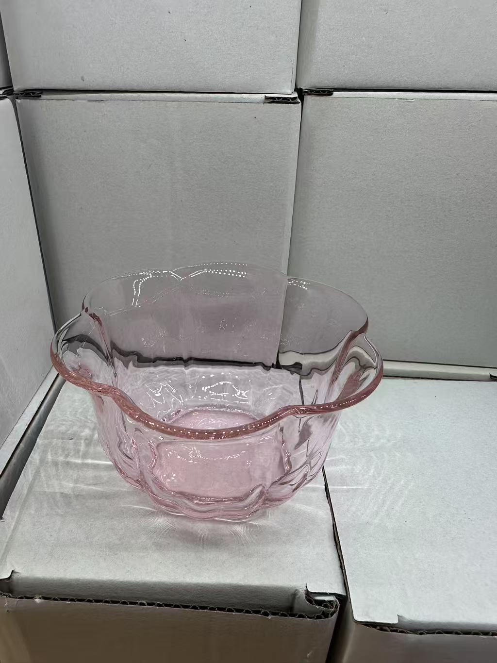 粉色花型大容量品茗杯