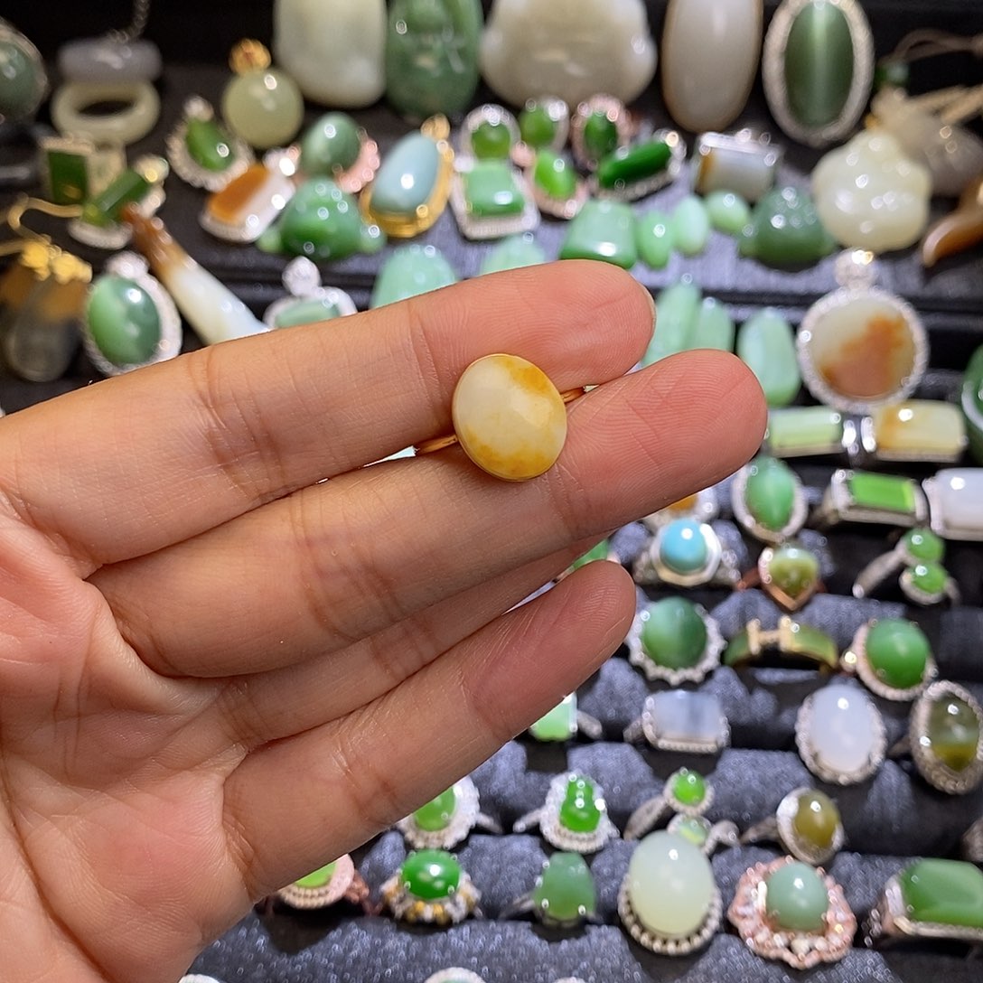 和田玉银S925镶嵌挂件寒****8