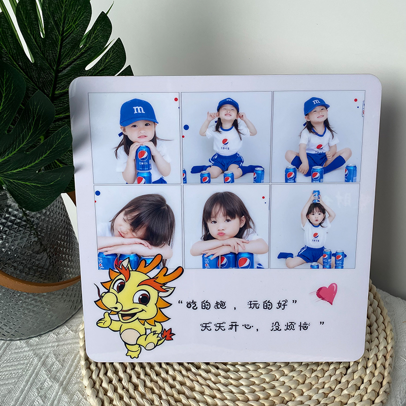 【12寸十二生肖相框摆台】大韩水晶情侣影楼照宝宝自拍全家福毕业照