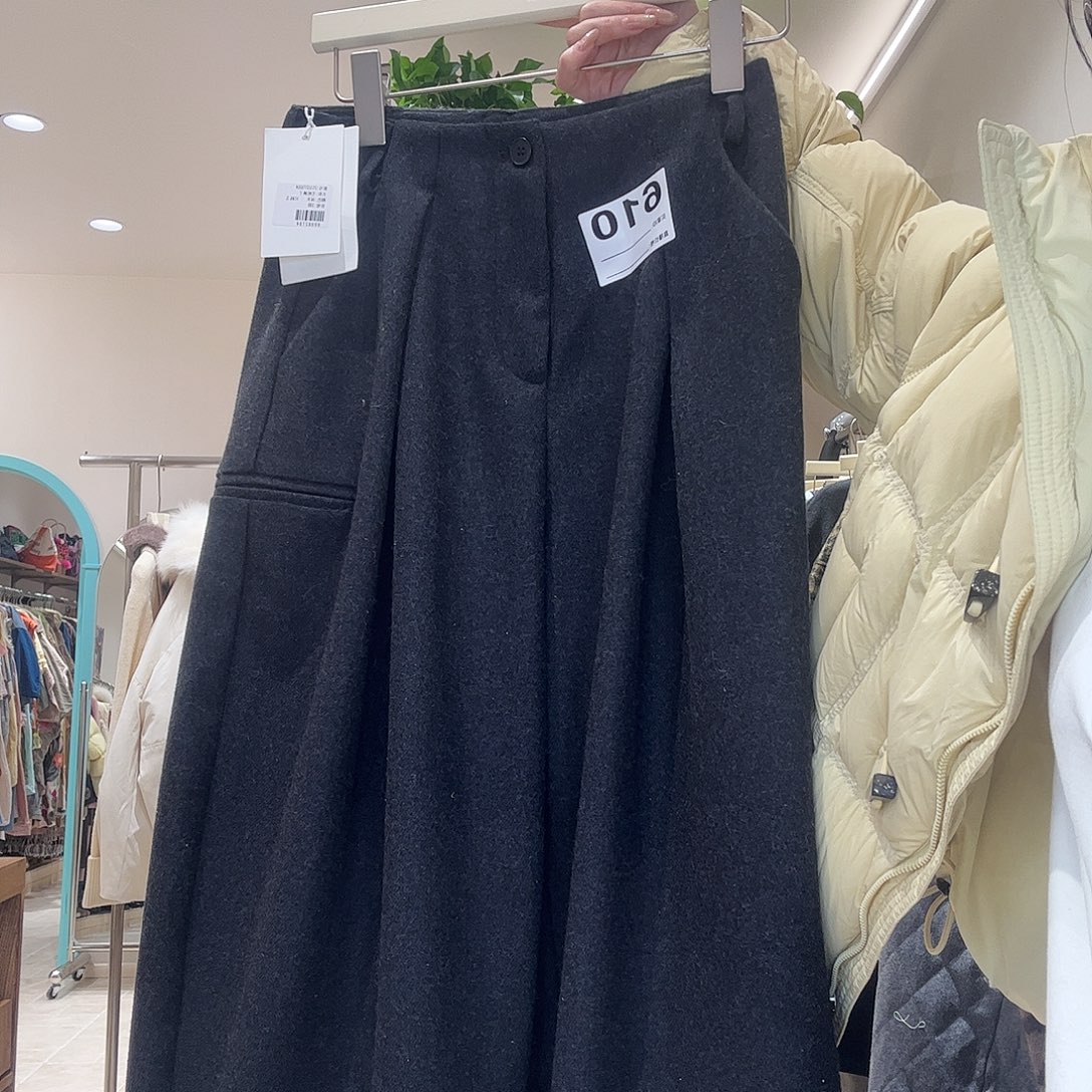 J***阀直播间专拍深灰毛呢610