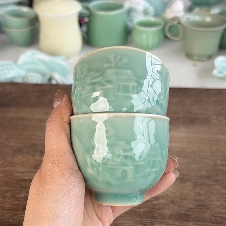 小米茶器龙泉青瓷