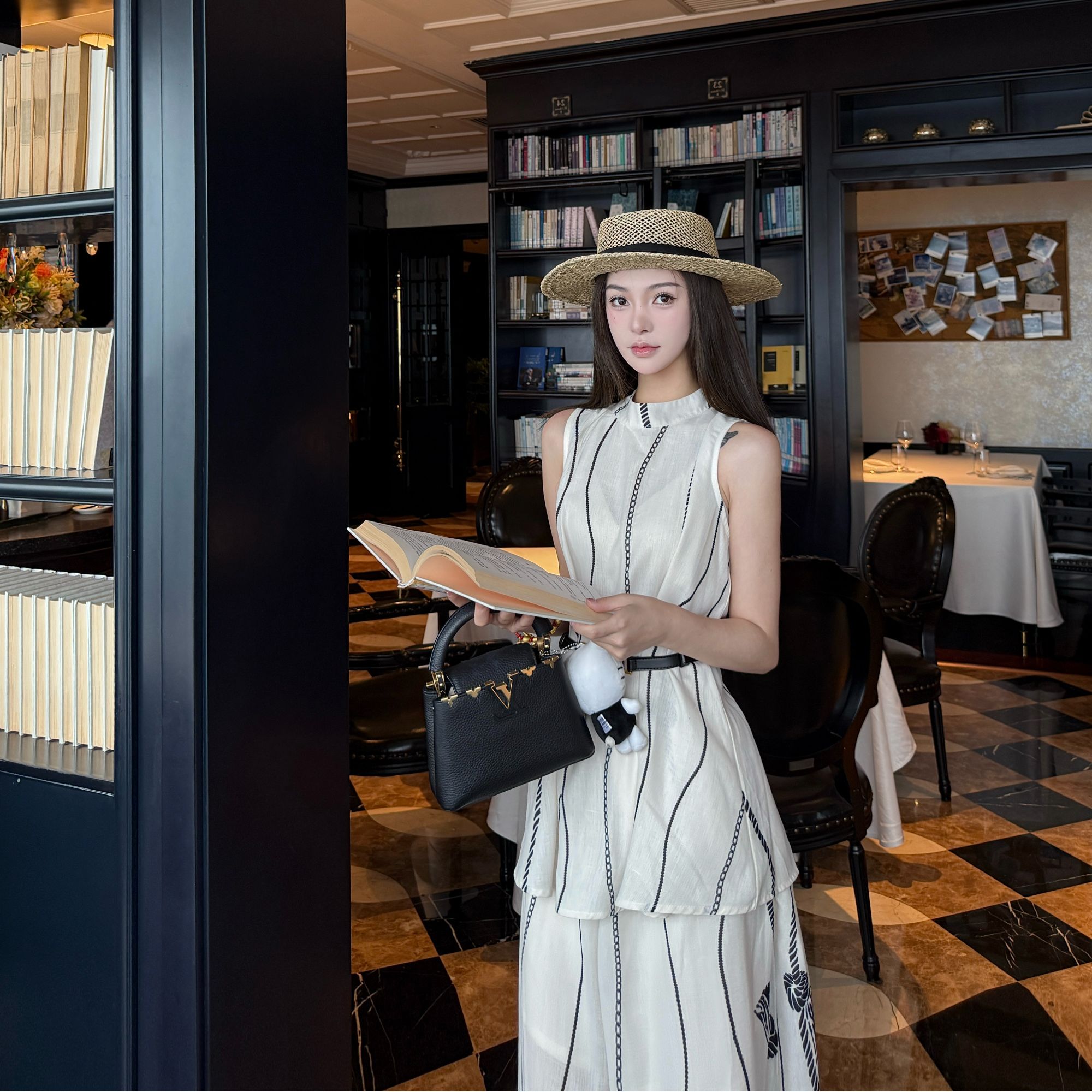 【鱼鱼专属】时尚老钱风套装气质夏季宽松舒适