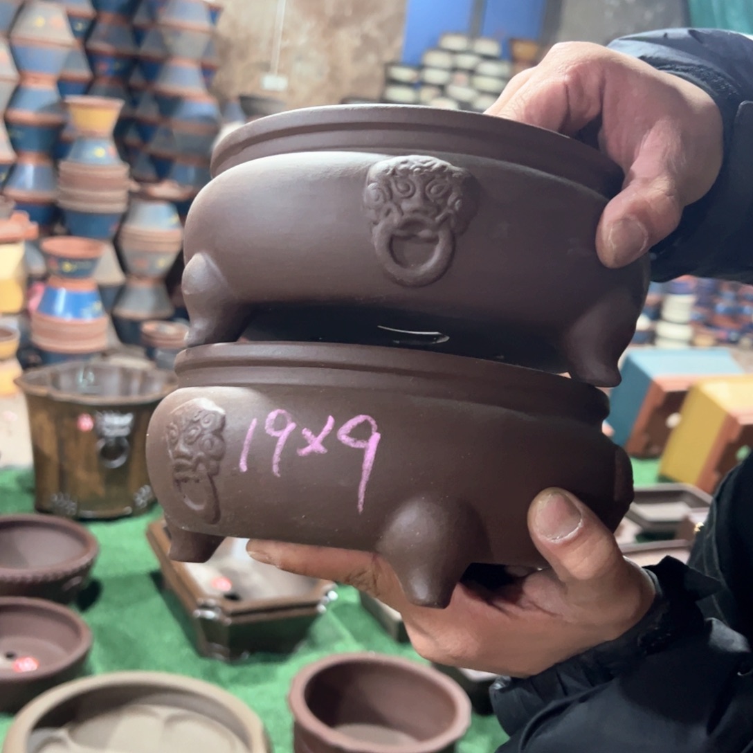 紫砂花盆紫砂花盆