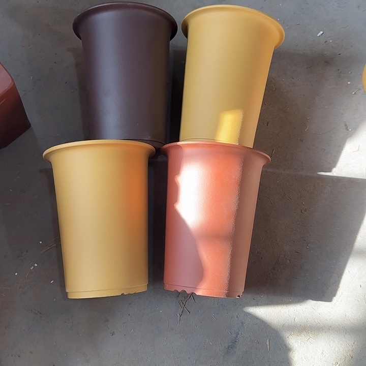 15×19四只手工小桶盆     