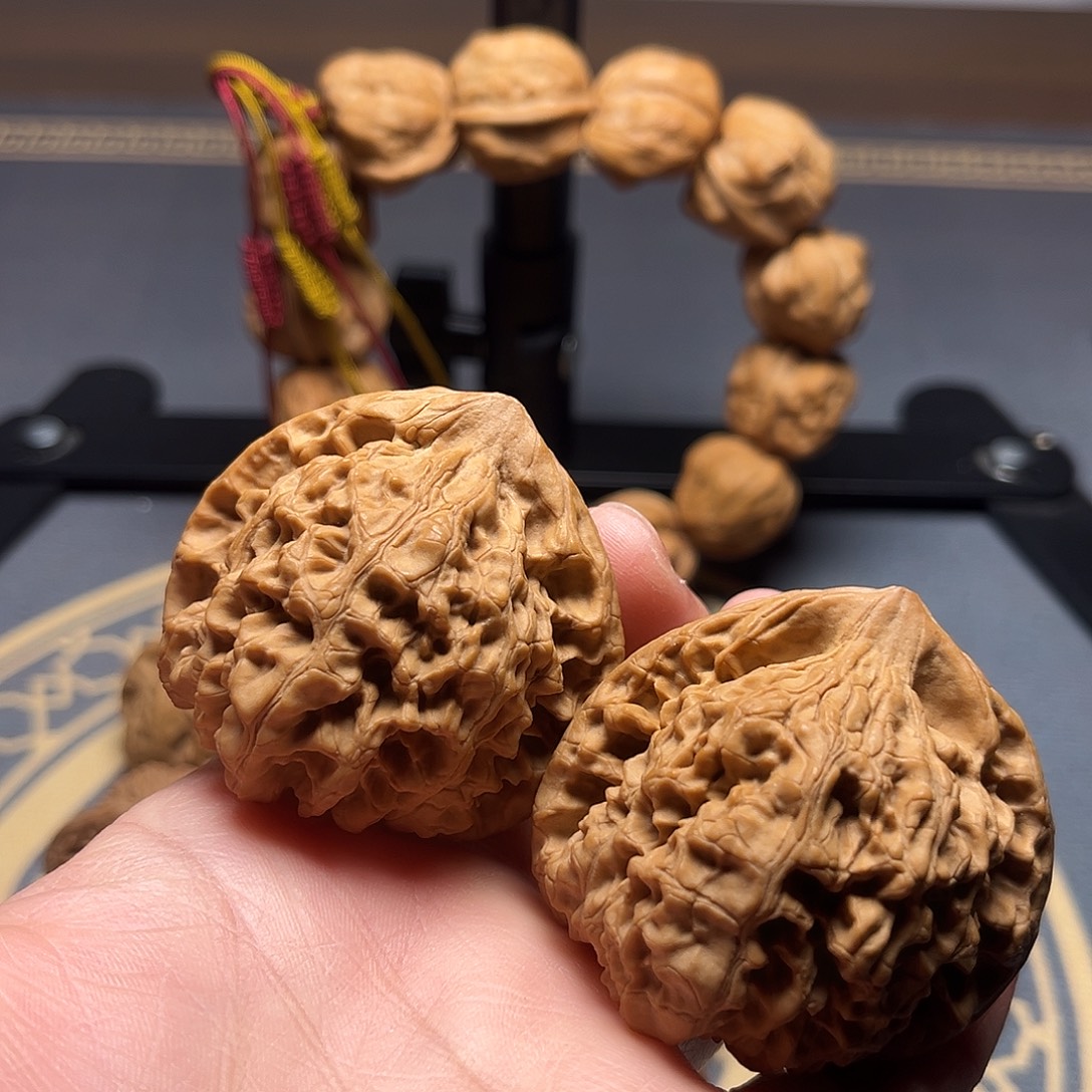 文玩核桃把件官帽全