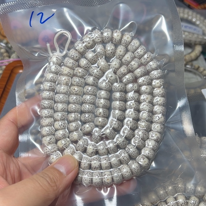星月菩提手串桶珠12左右108颗