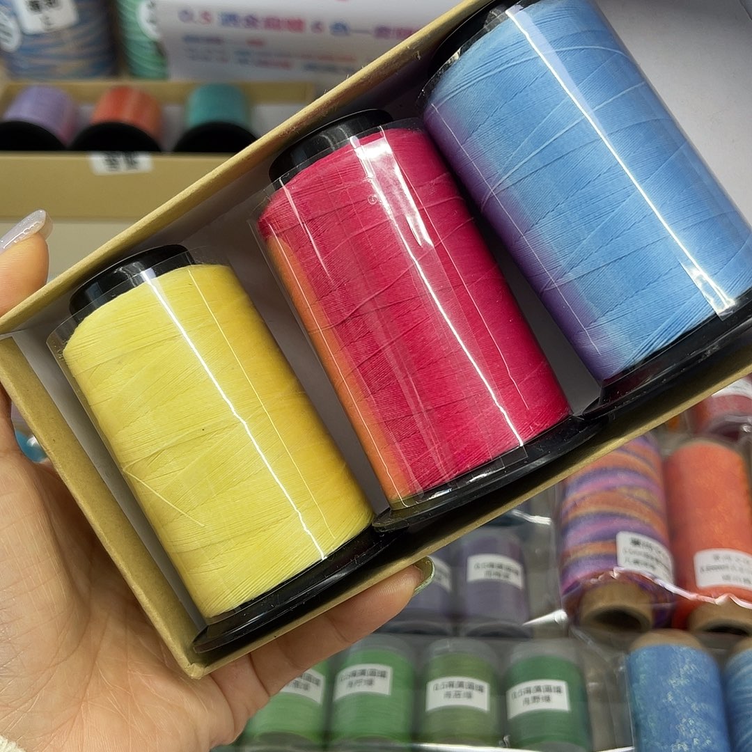 0.2圆蜡线45克半见 胭脂紫 月白蓝