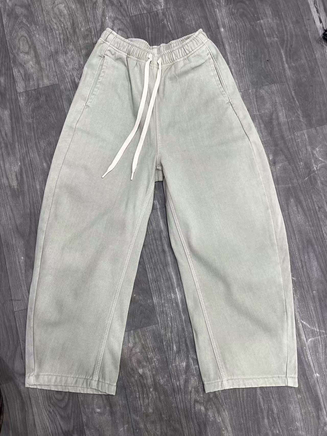 新款加绒弯刀裤牛仔裤女