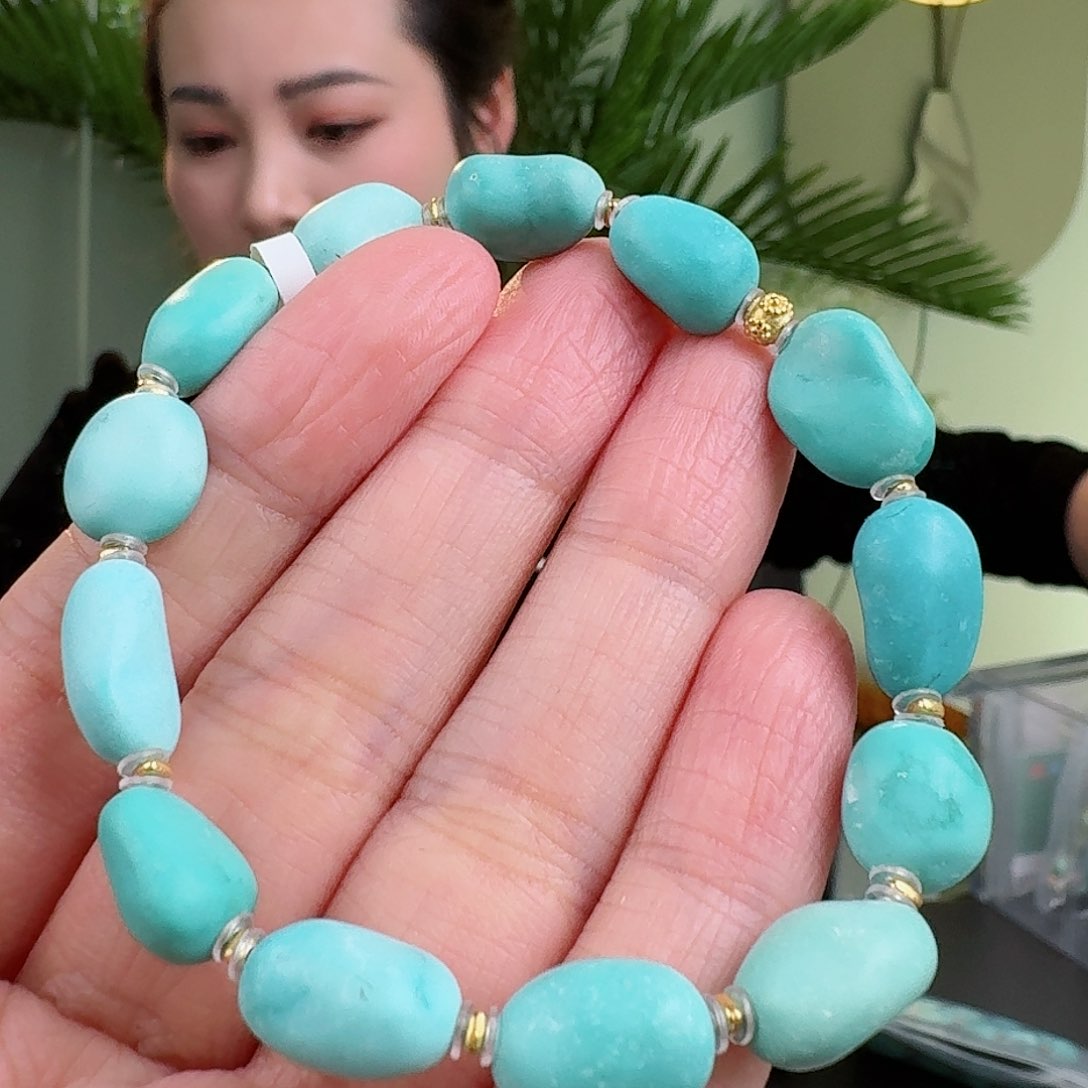 绿松石珠宝奇石未镶嵌