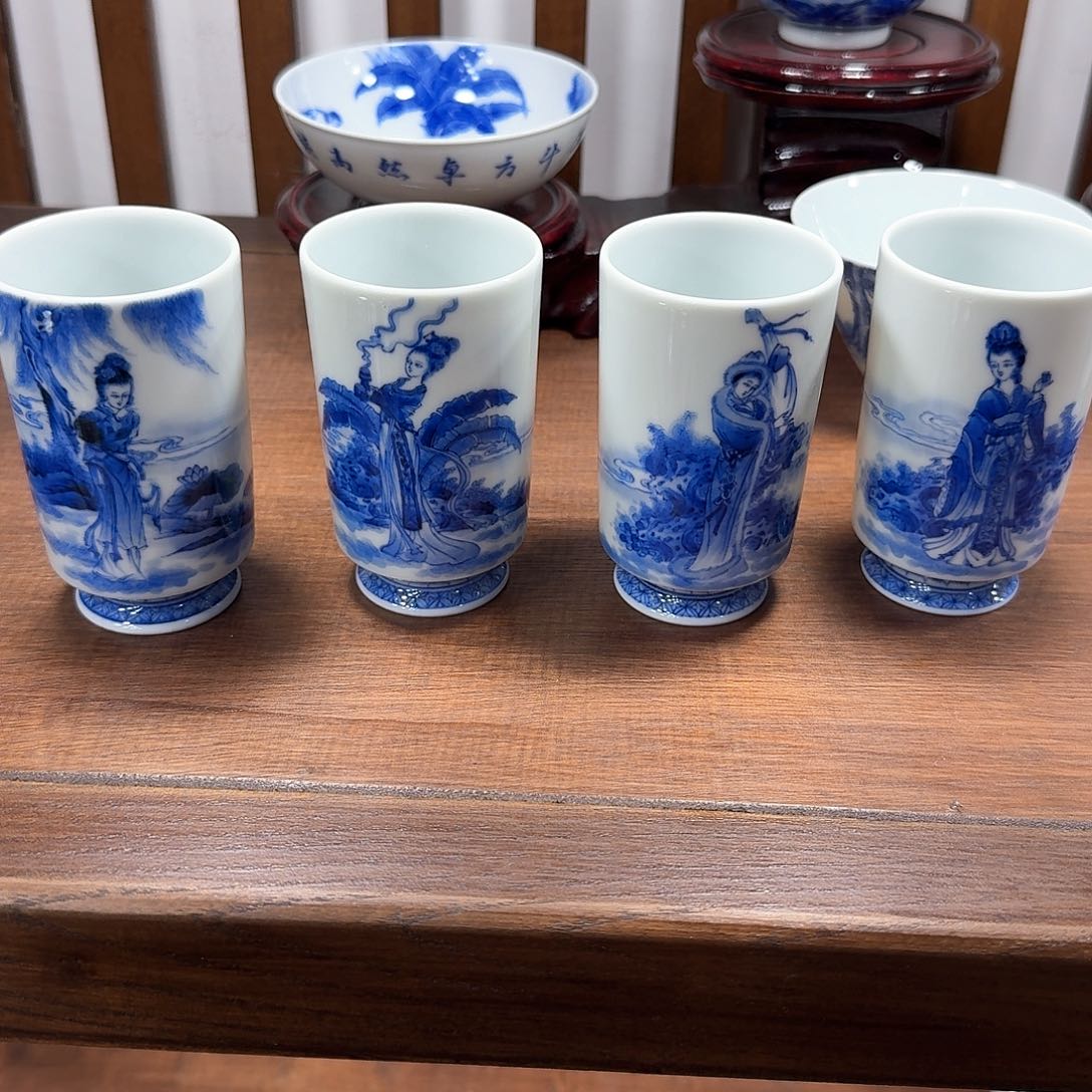 杯豪****6四大美女套杯4只