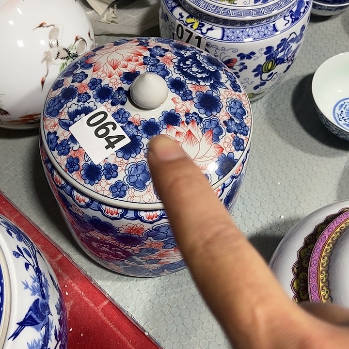 瓷片景德镇陶瓷罐10斤