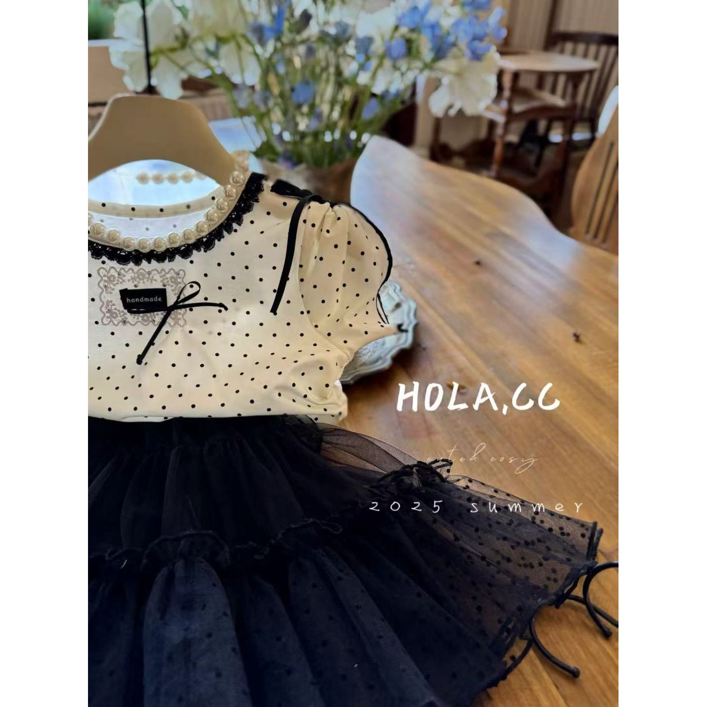 AC547~HOLA.CC·25夏~波点T恤6161（汉服）