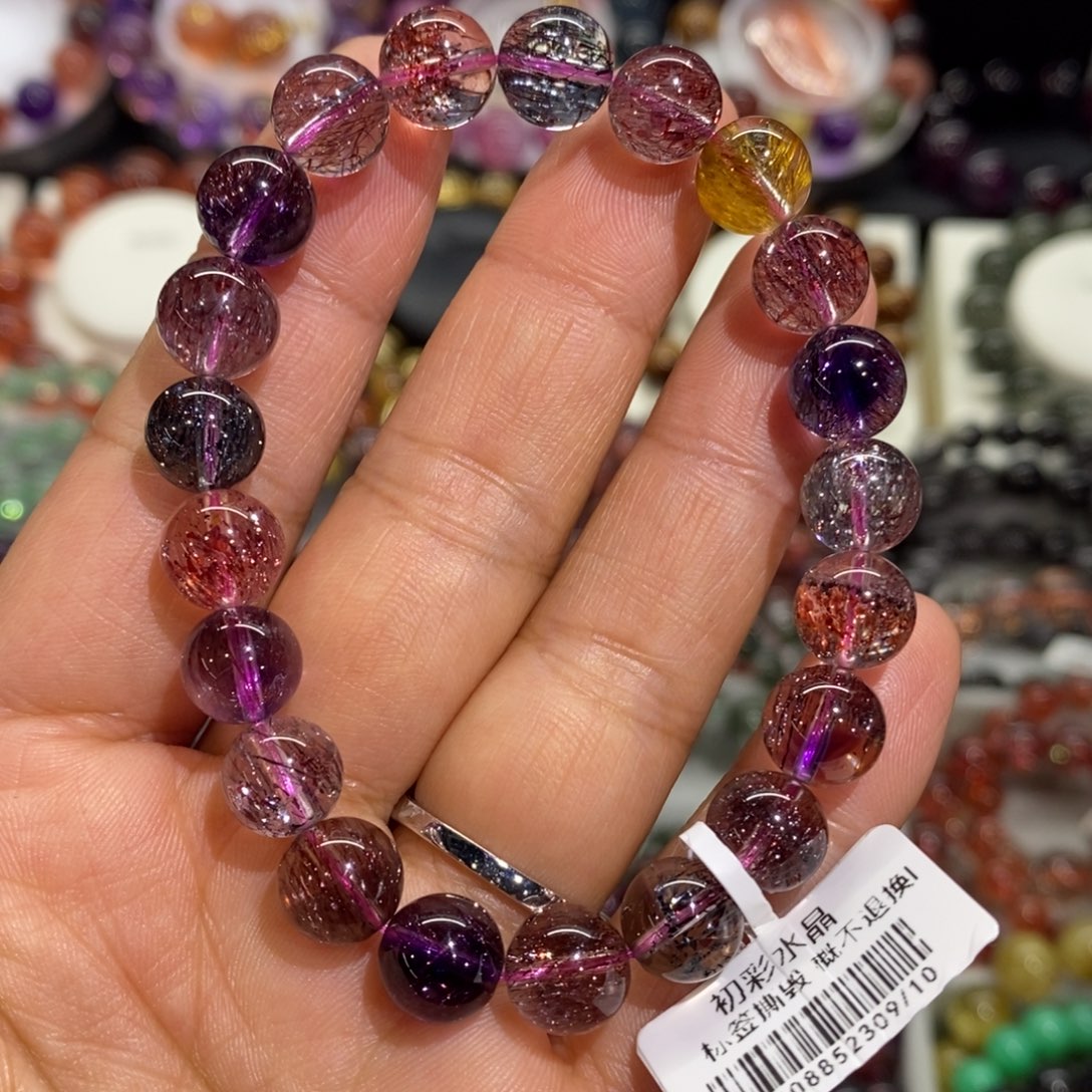 手串未镶嵌水晶稀有色9