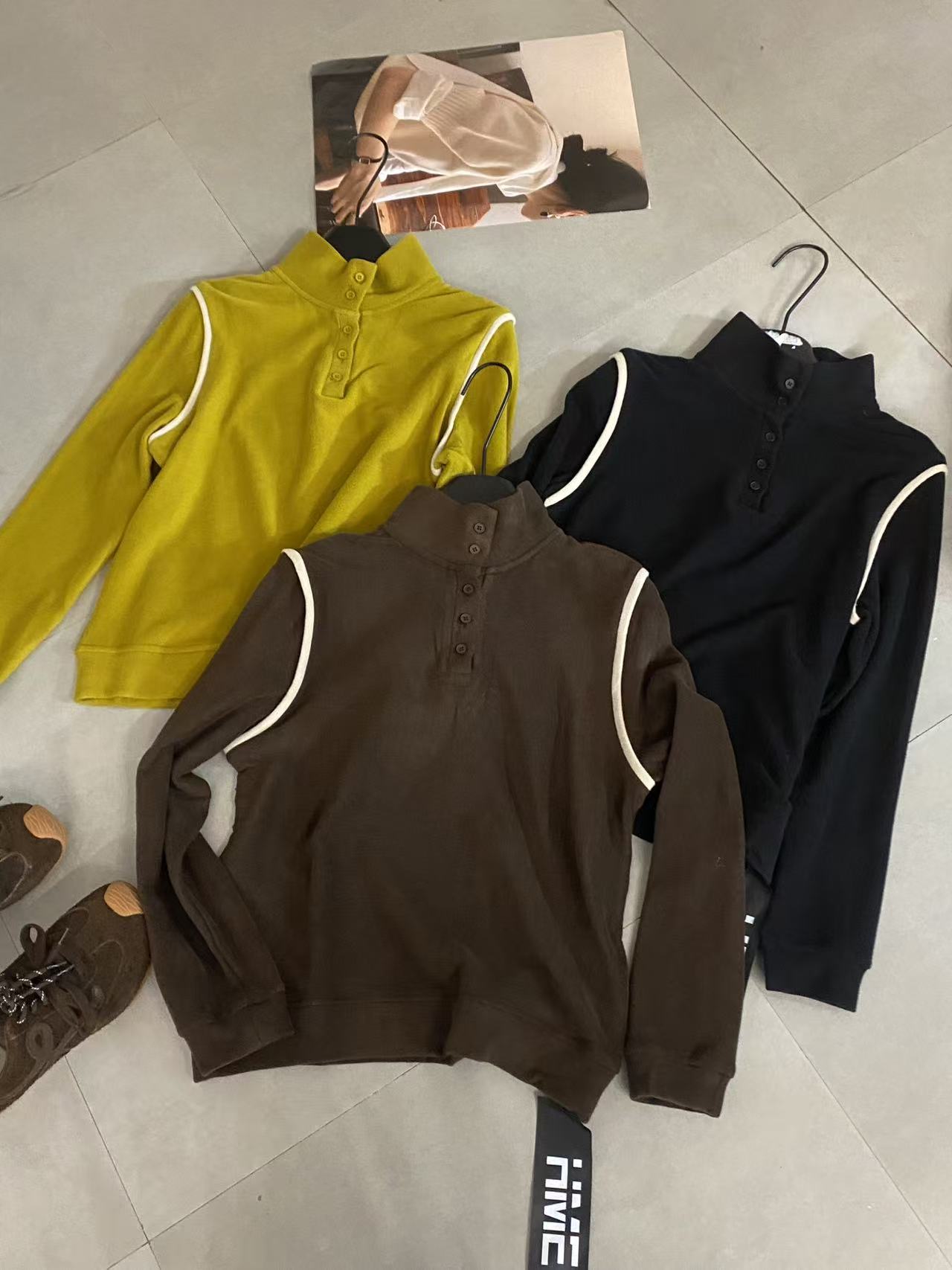 【ARONG阿荣家】拼色打底衫00803-多色-M