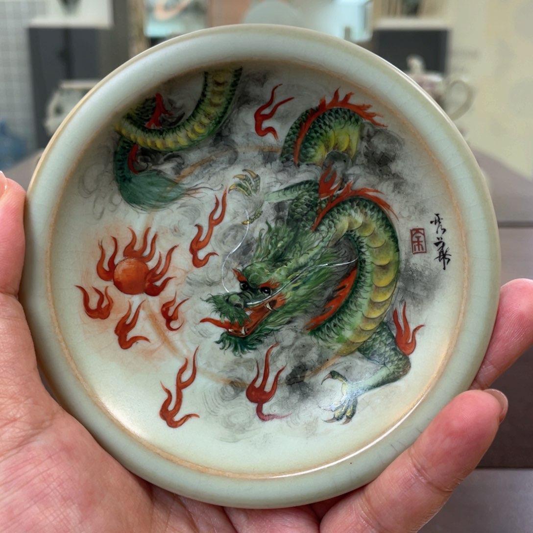 周泽堂彩绘。 青龙
