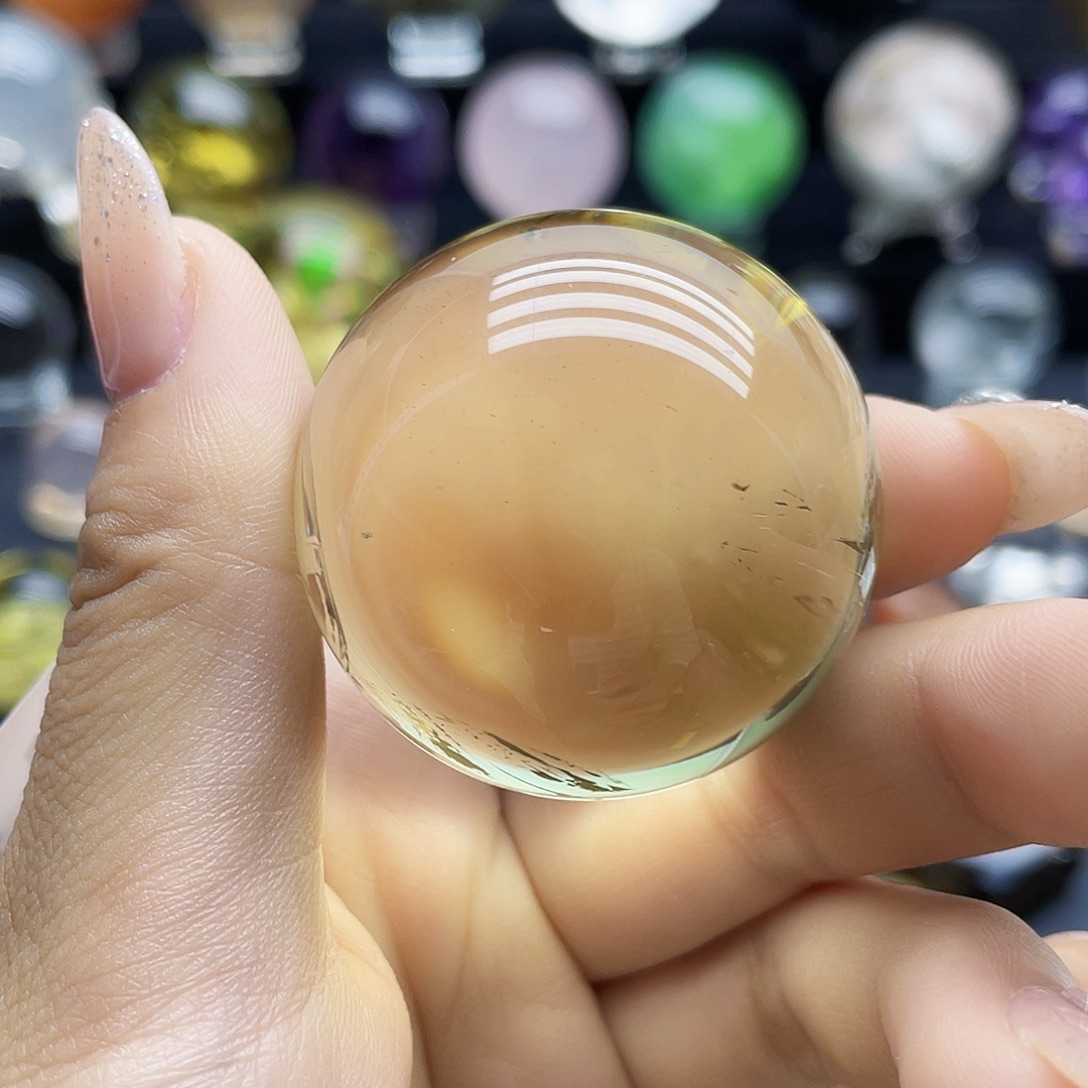 水晶珠宝半成品未镶嵌天然黄水晶41